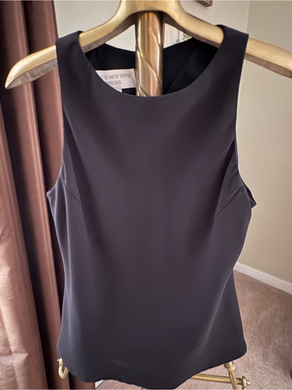 Jones New York Black Sleeveless Shell Camisole
